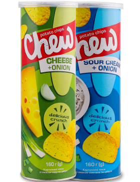Чіпси Chew! Сир та цибуля