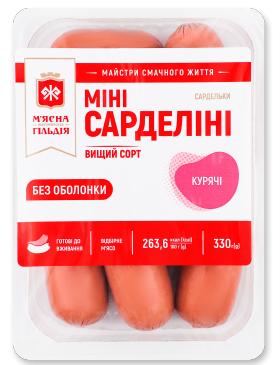 Сардельки М'ясна Гільдія Міні Сардел в/г