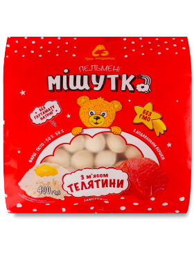 Пельмені Мішутка З м'ясом телятини
